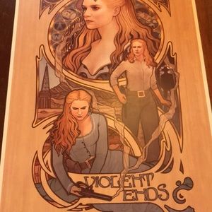 11x17” West World Poster Signed